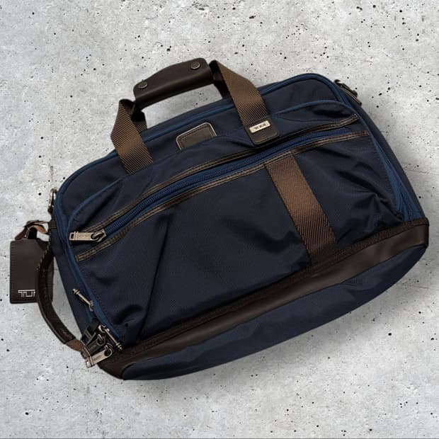TUMI 투미 네이비 2WAY 브리프케이스 서류가방 백팩