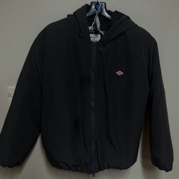 DANTON (단톤) 후드 다운 패딩 차콜