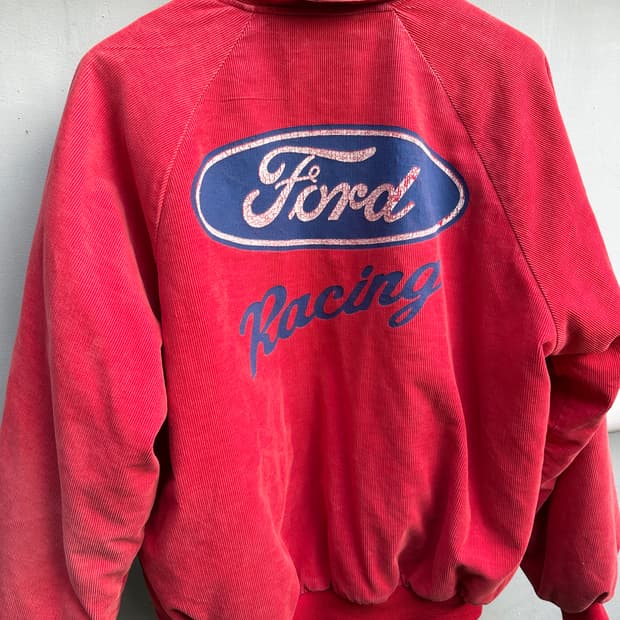 90s ford 코듀로이 봄버 자켓