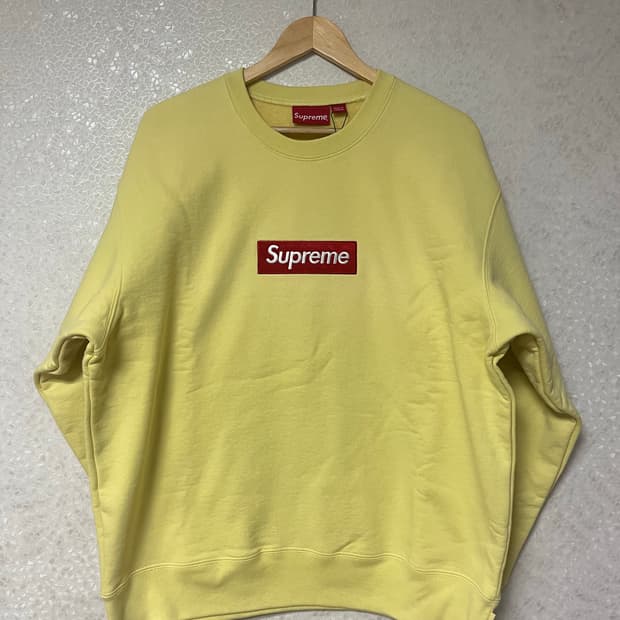 supreme box logo crew neck 