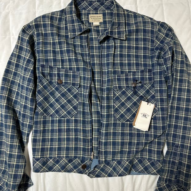 RRL 체크 자켓 M