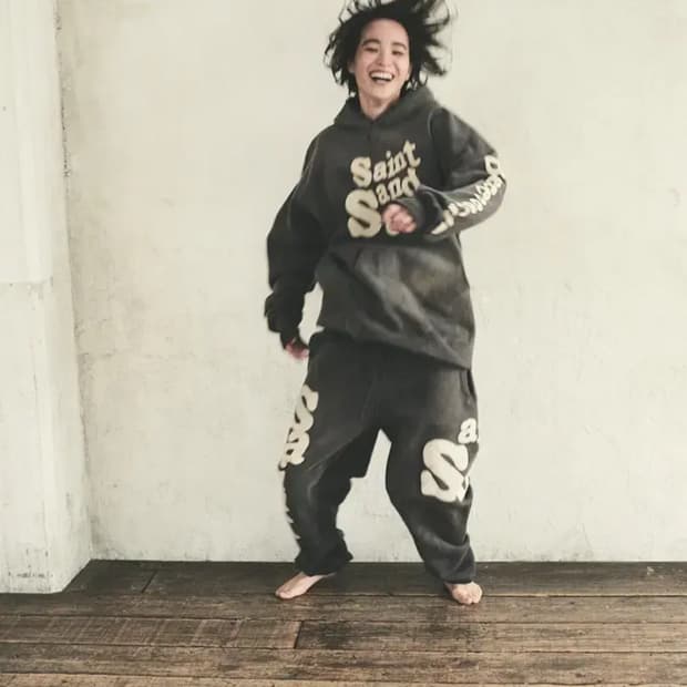 세인트 미카엘 × 윈드앤시 후드 XL