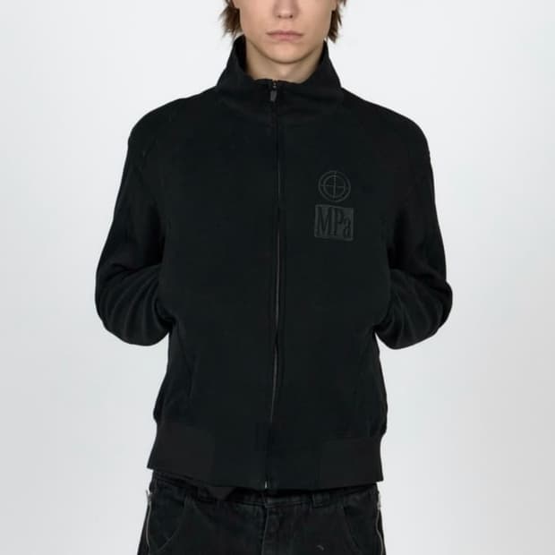 플라스틱프로덕트 contrast zipped jacket L