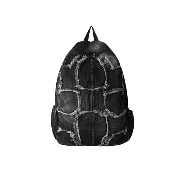 Washed Denim Turtle Backpack