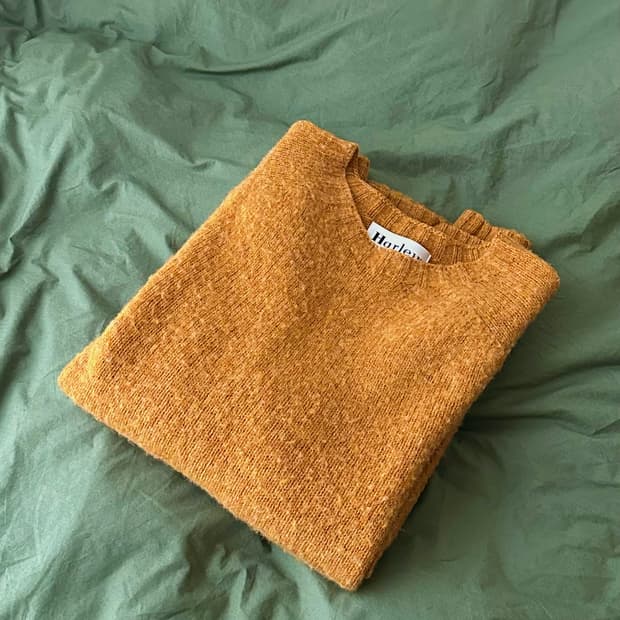 할리오브스코틀랜드 쉐기독 니트 M