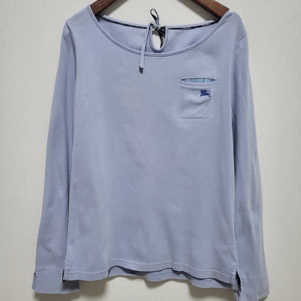 (일본구매)정품버버리 블루라벨 긴팔 티셔츠 38