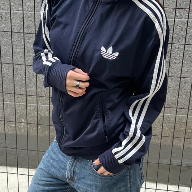  아디다스 네이비 트랙탑
