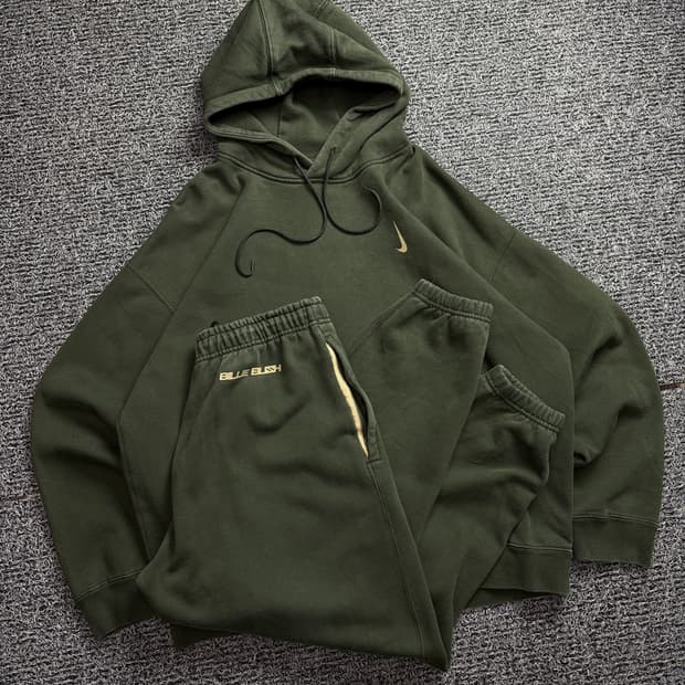 나이키x빌리아일리쉬 NRG 카키컬러 스웻 셋업 2037