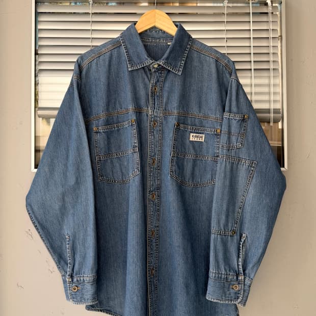 KANSAI jeans 90s denim shirt