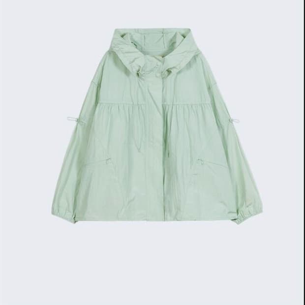 타입서비스 Shirring Hooded Windbreaker [Mint]