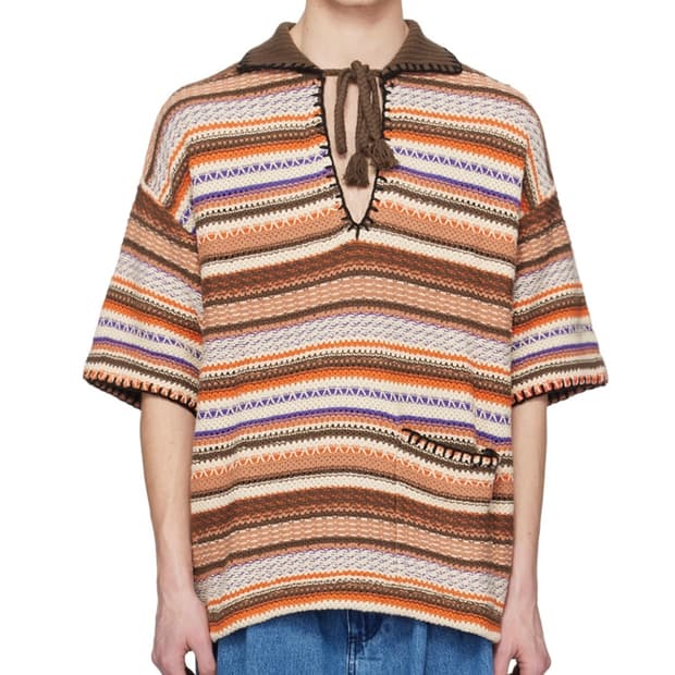 카라 니트 풀오버 새상품