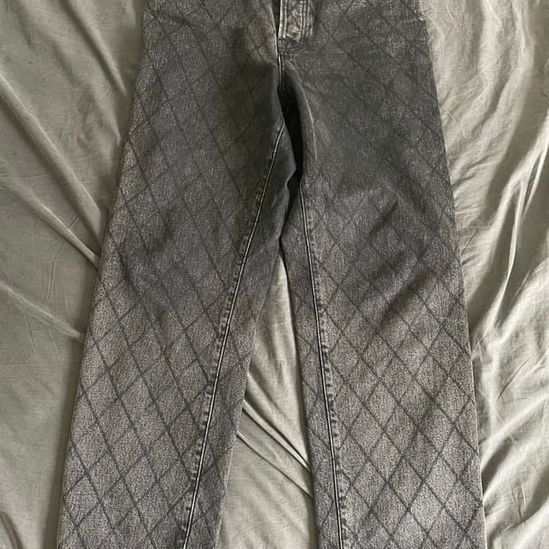 Stussy Quilted Denim Big OL' Jean Black