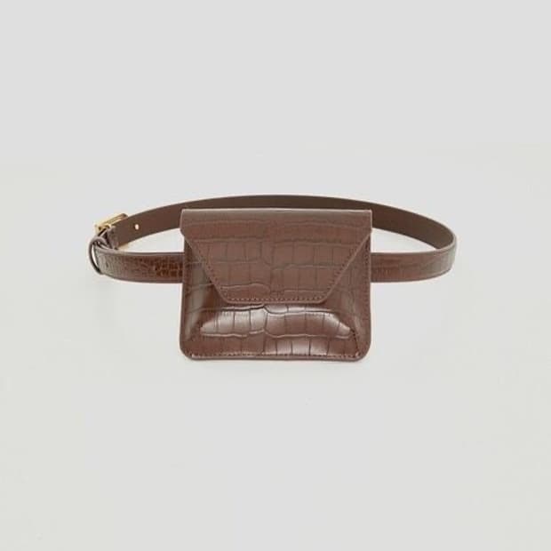 렉토 벨트백 브라운