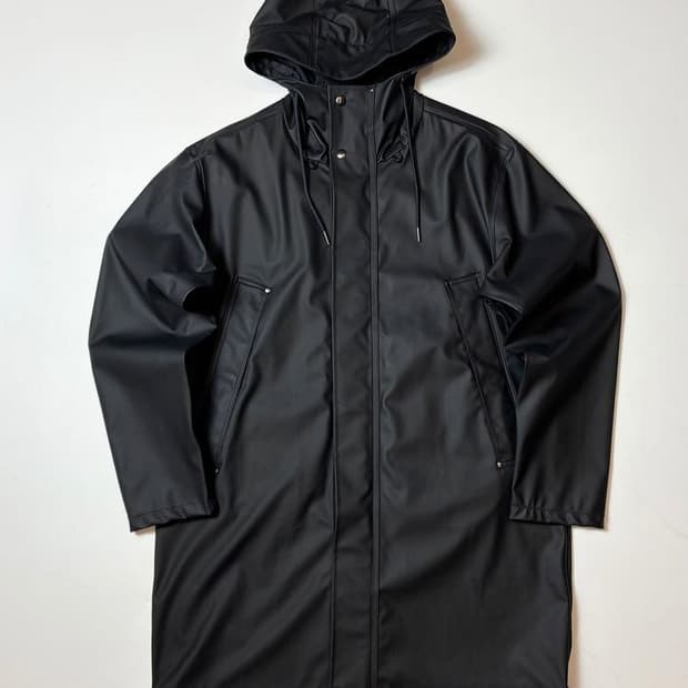 아르켓 x 트레통 ARKET 미니멀 레인 맨즈 후디 코트 PN8941