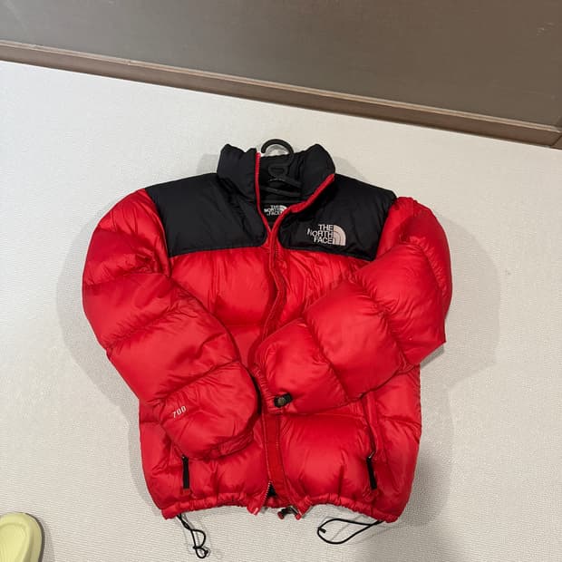 노스페이스 눕시 레드 90