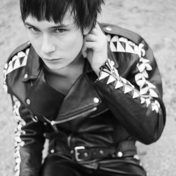 [BTS 착용] 셀린느 22ss 트라이앵글 바이커 레더 자켓