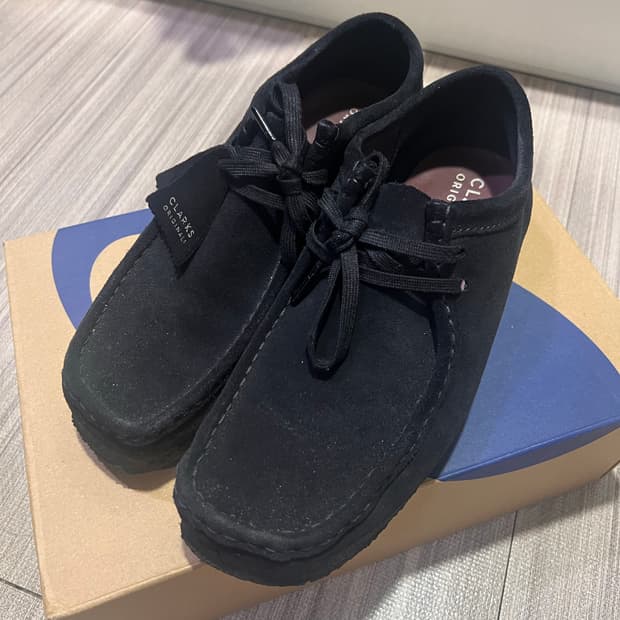 Clarks 클락스 왈라비 블랙 270-275