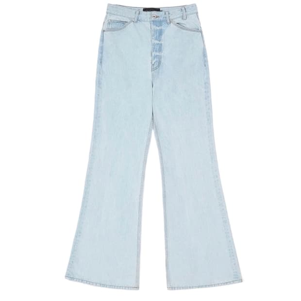 STU 플레어 데님팬츠 S 연청 