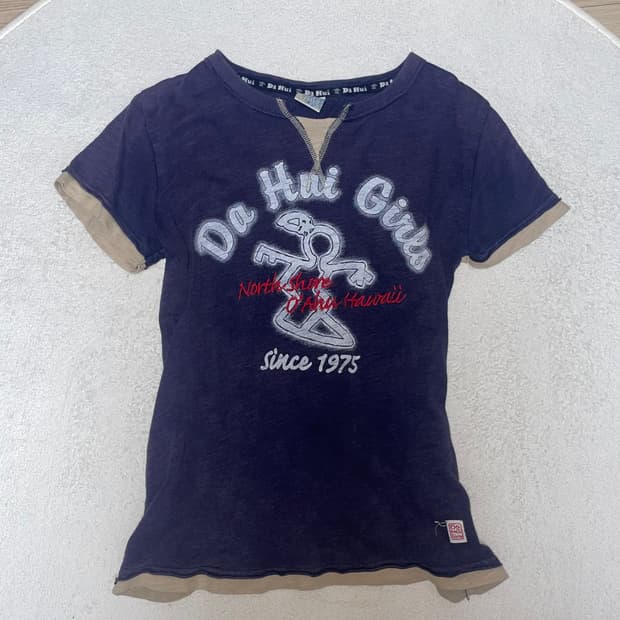 Surfing Girl Vintage T-shirt 서핑 빈티지 반팔티