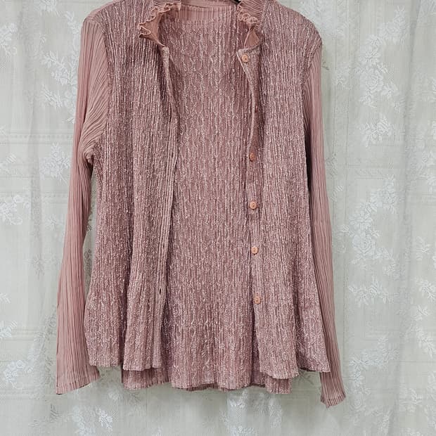 플리츠미 플리츠 셔츠 브라우스 앙상블