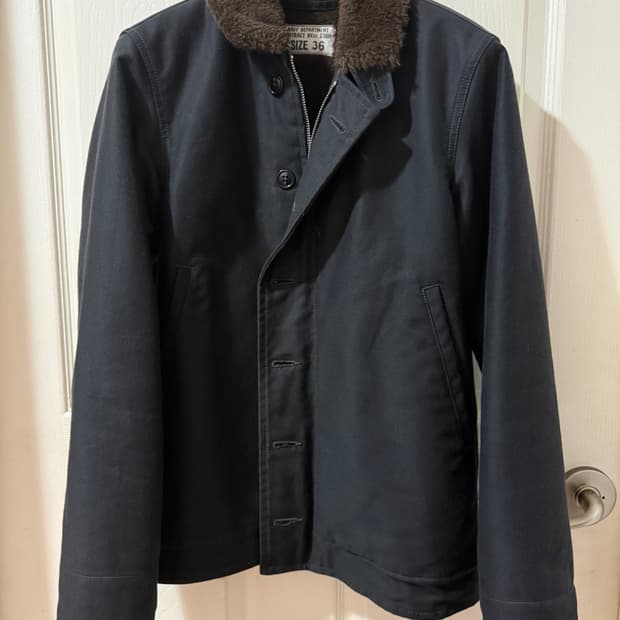 리얼맥코이 N-1 덱자켓 36사이즈