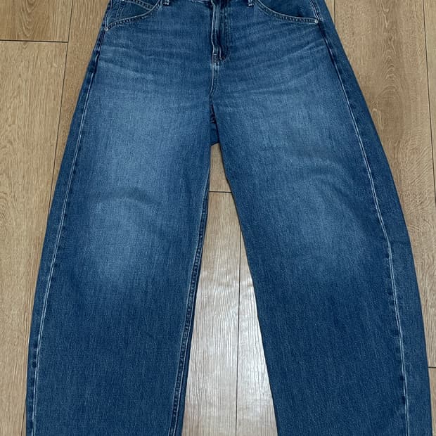 유니클로 배기커브진 30