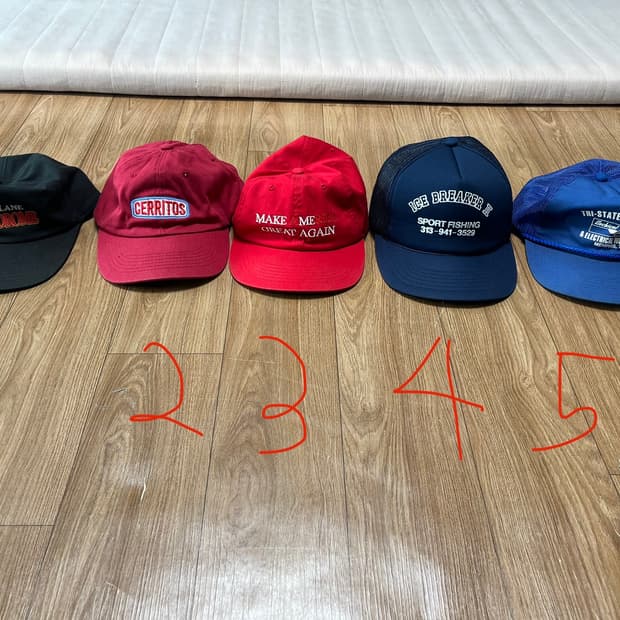모자 모음 볼캡5개 통으로 저렴한 가격에 가져가세요