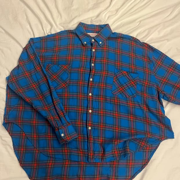 Ic.story 체크 셔츠