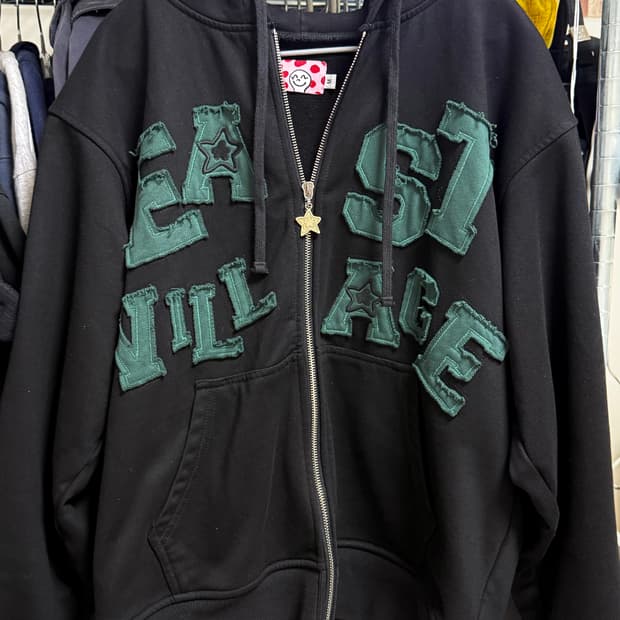 Star team east village zip up 투웨이 후드집업 
