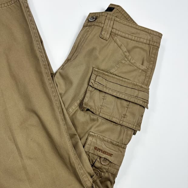 VTG 빈티지 베이지 부츠컷 카고팬츠 (30인치 여성추천)