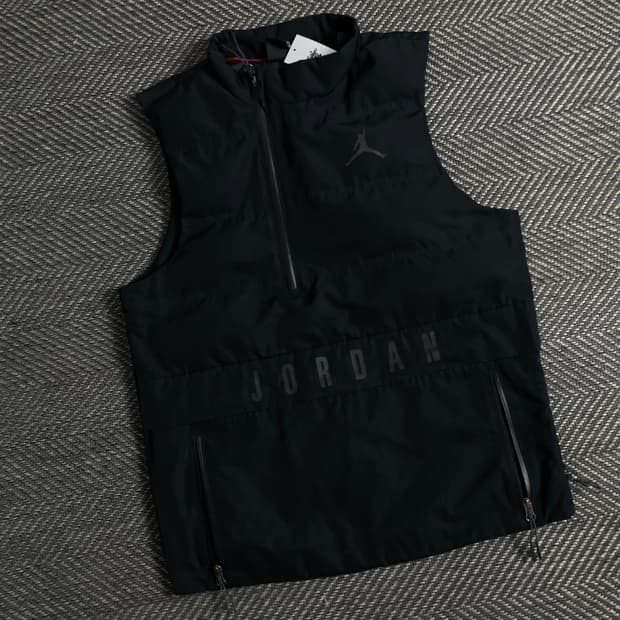 조던 빅로고 러닝 경량 다운 테크 베스트 y 3312