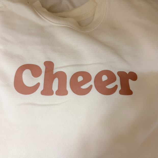 폴햄 cheer 맨투맨 S 화이트 POLHAM