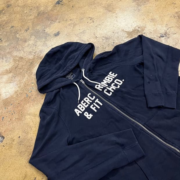 아베크롬비 네이비 후드집업