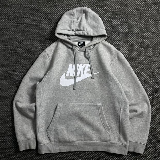 나이키 NSW 스우시 그레이 기모 후드 티셔츠o 4155