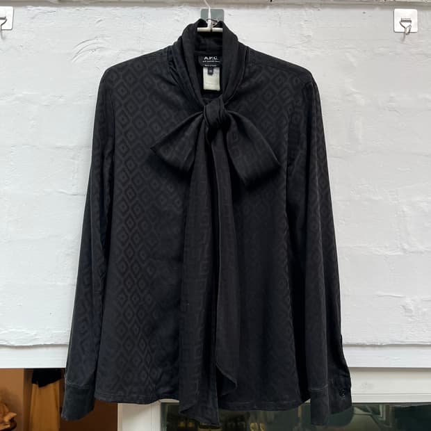 A.P.C. 듀체스 보우 블라우스 34