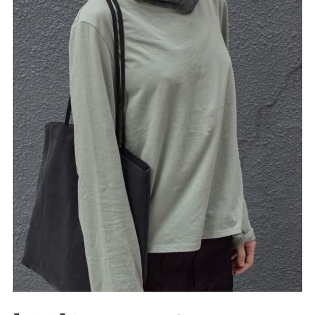 머듈 스카프 블랙