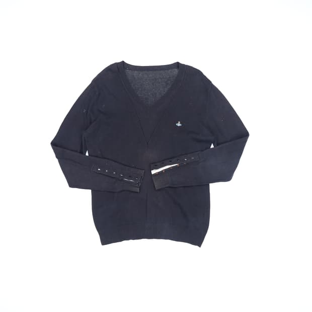 [44반정도] 여성 명품 브이넥 긴팔니트 1104HR2