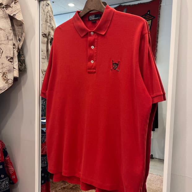 90-00s Polo RL 폴로 랄프로렌 골프 카라티 pk 반팔 티셔츠