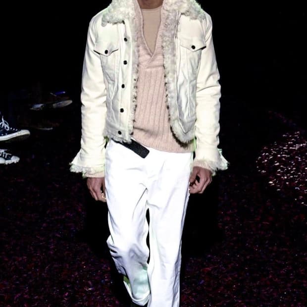 Gucci Tom Ford FW 2001 리버시블 데님 퍼 자켓