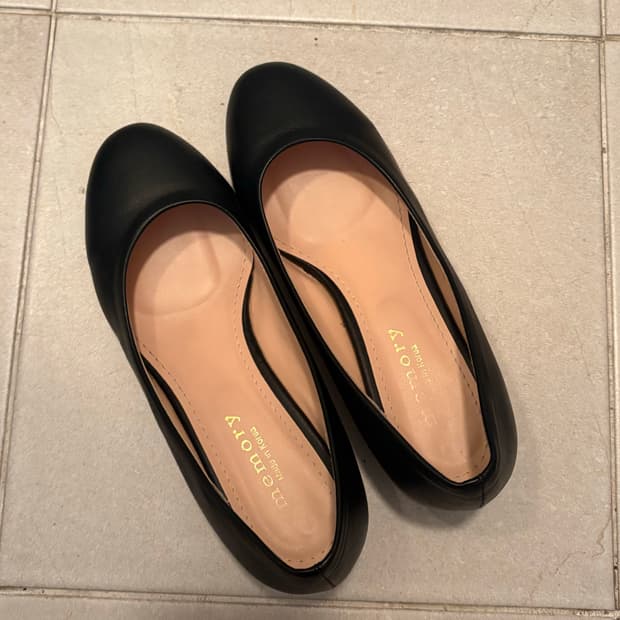 memory 검정 여성 면접 구두 235mm 3cm