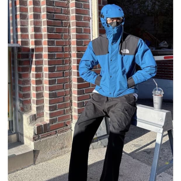 노스페이스 마운틴 레인텍스 재킷 (주우재 바람막이)