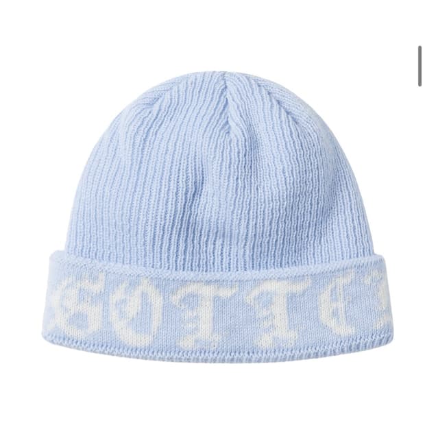 [ 원가_49,000원 ] 가터갤러리 GOTHIC BEANIE 스카이블루