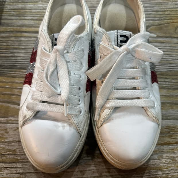 미우미우 글리터슈즈 235