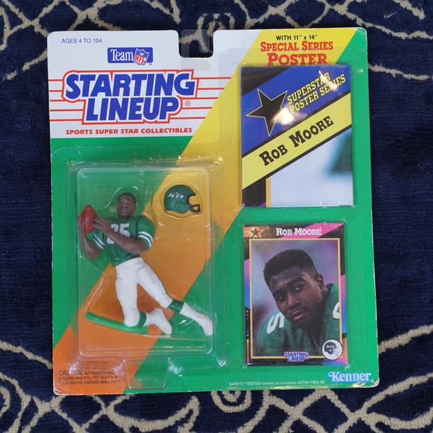 빈티지 소품 1992s NFL 뉴욕 제츠 피규어