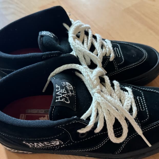 반스 x 슈프림 스케이트 하프 캡 트라이벌 블랙 260