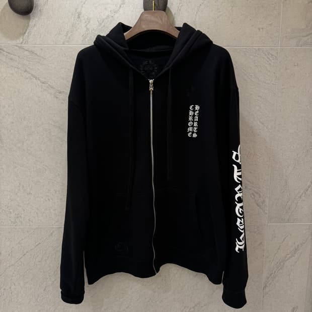 크롬하츠 버티컬 후드집업 L