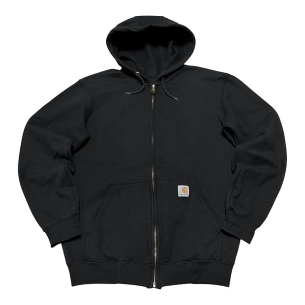 칼하트 오리지널핏 블랙 기모 후드집업