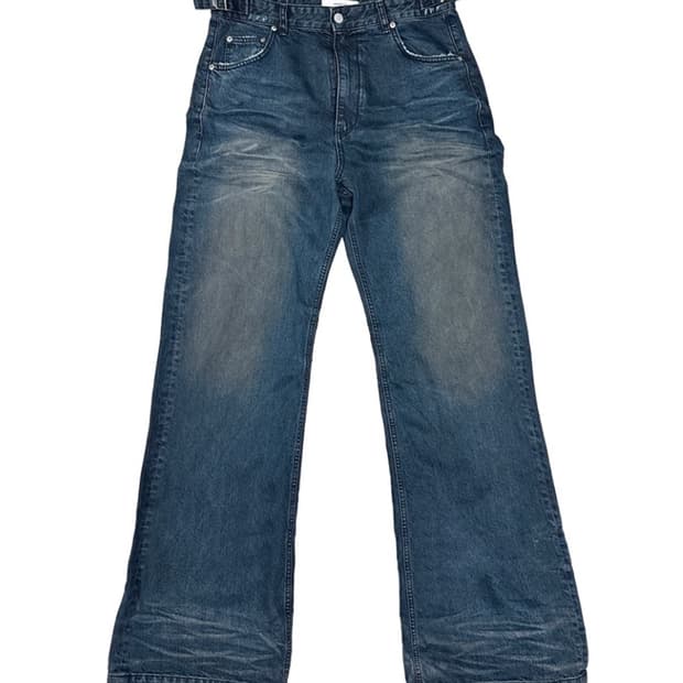 논노드  젠 더티 오일 워시드 데님팬츠 1사이즈