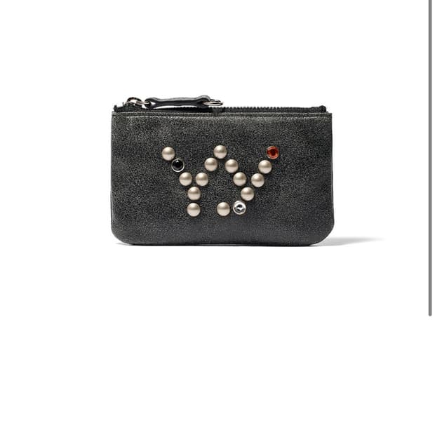 오픈와이와이 OPEN YY 스터드 블랙 카드지갑