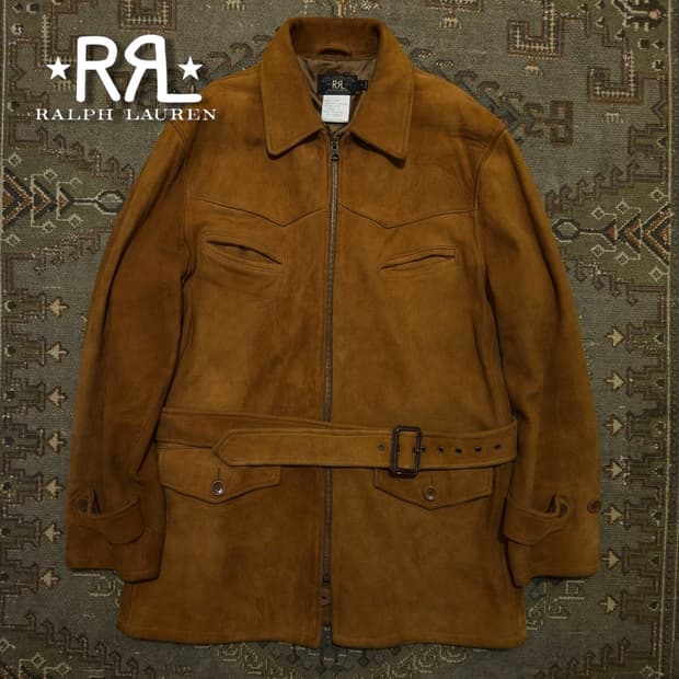 더블알엘 웨스턴 스웨이드 코트 L사이즈